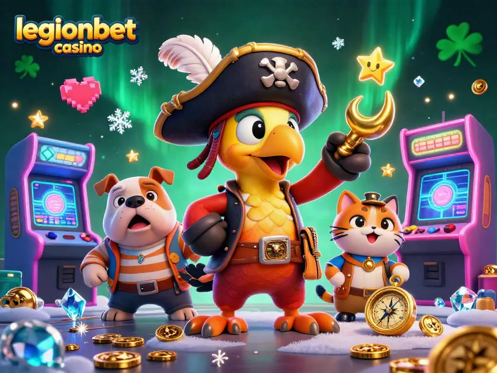 Experience the excitement of legionbet casino with vibrant 3D characters and dynamic gaming elements.