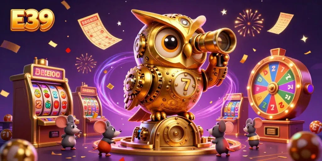 Engage with the E39 casino experience through a vibrant scene of gaming excitement.