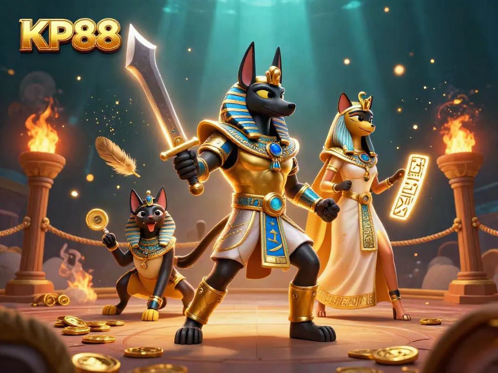 Engage in thrilling gaming at KP88, featuring vibrant characters and immersive elements.